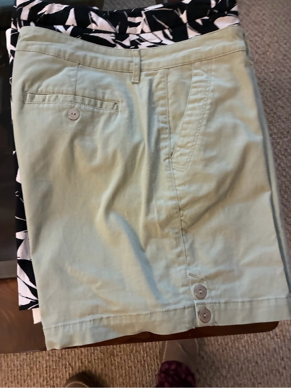 Womens khaki Casual Chino Shorts
